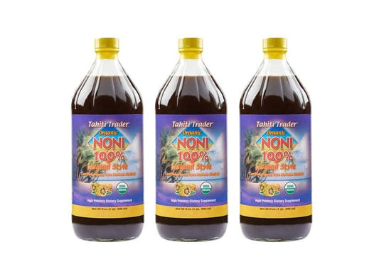 Special Offer: Organic Noni 100% Island Style 32 oz - Phone Order From - Tahiti Trader