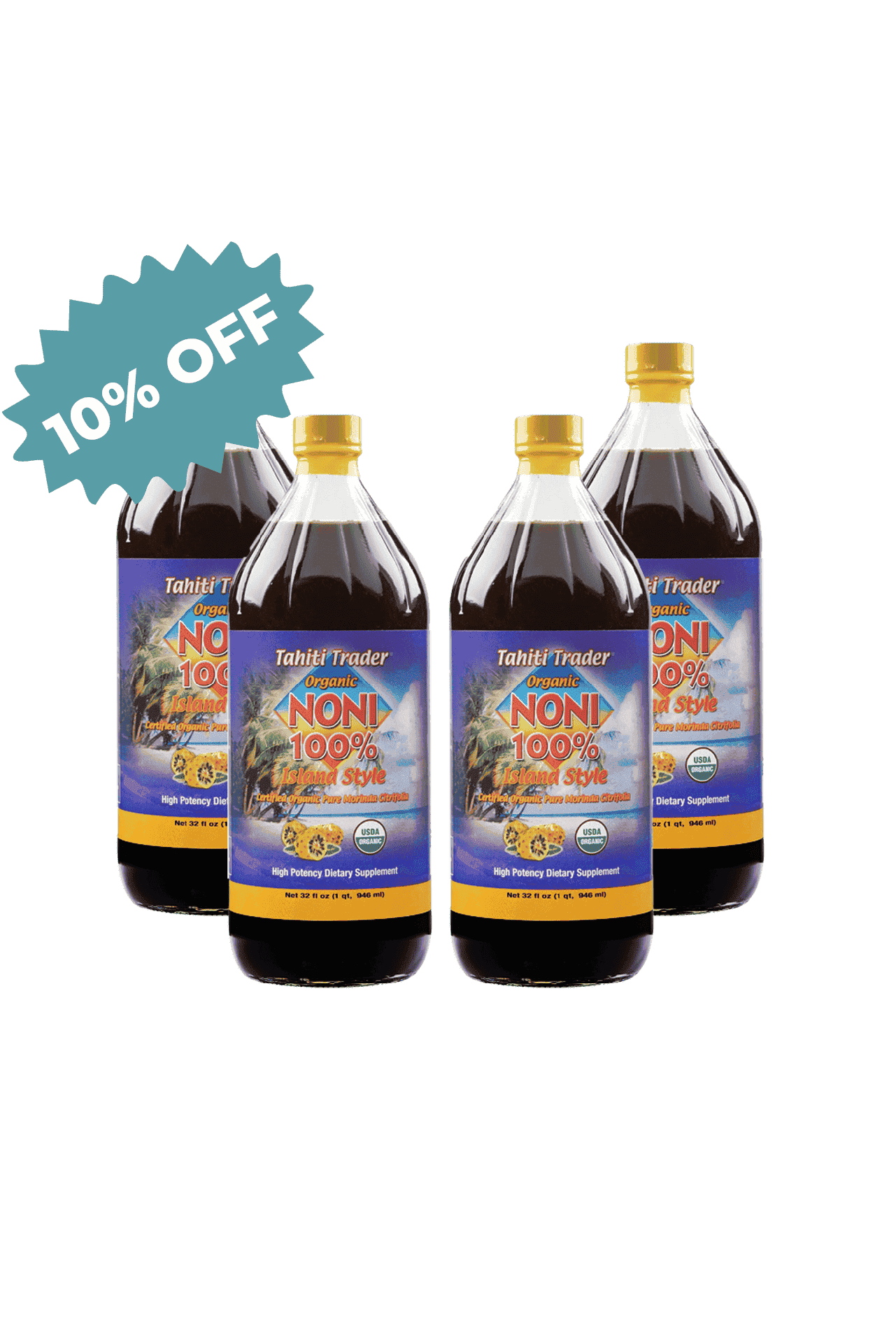 Tahiti Trader Island Style Noni Juice 32 oz - Tahiti Trader
