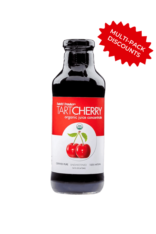 16 oz Tahiti Trader Tart Cherry ~ Organic Juice Concentrate - Tahiti Trader