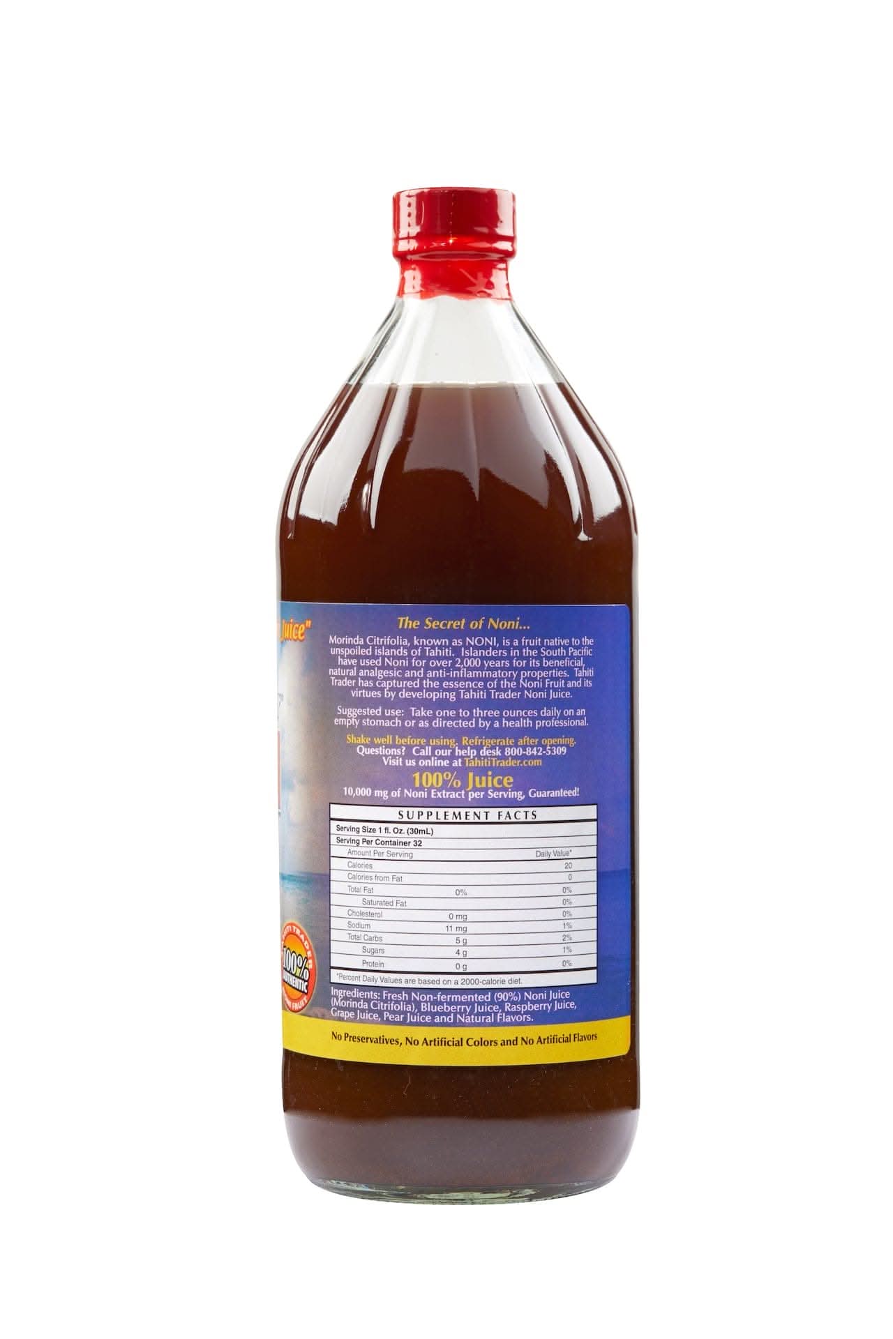 Tahiti Trader Original Noni Juice 32 oz - Free Sample - Tahiti Trader