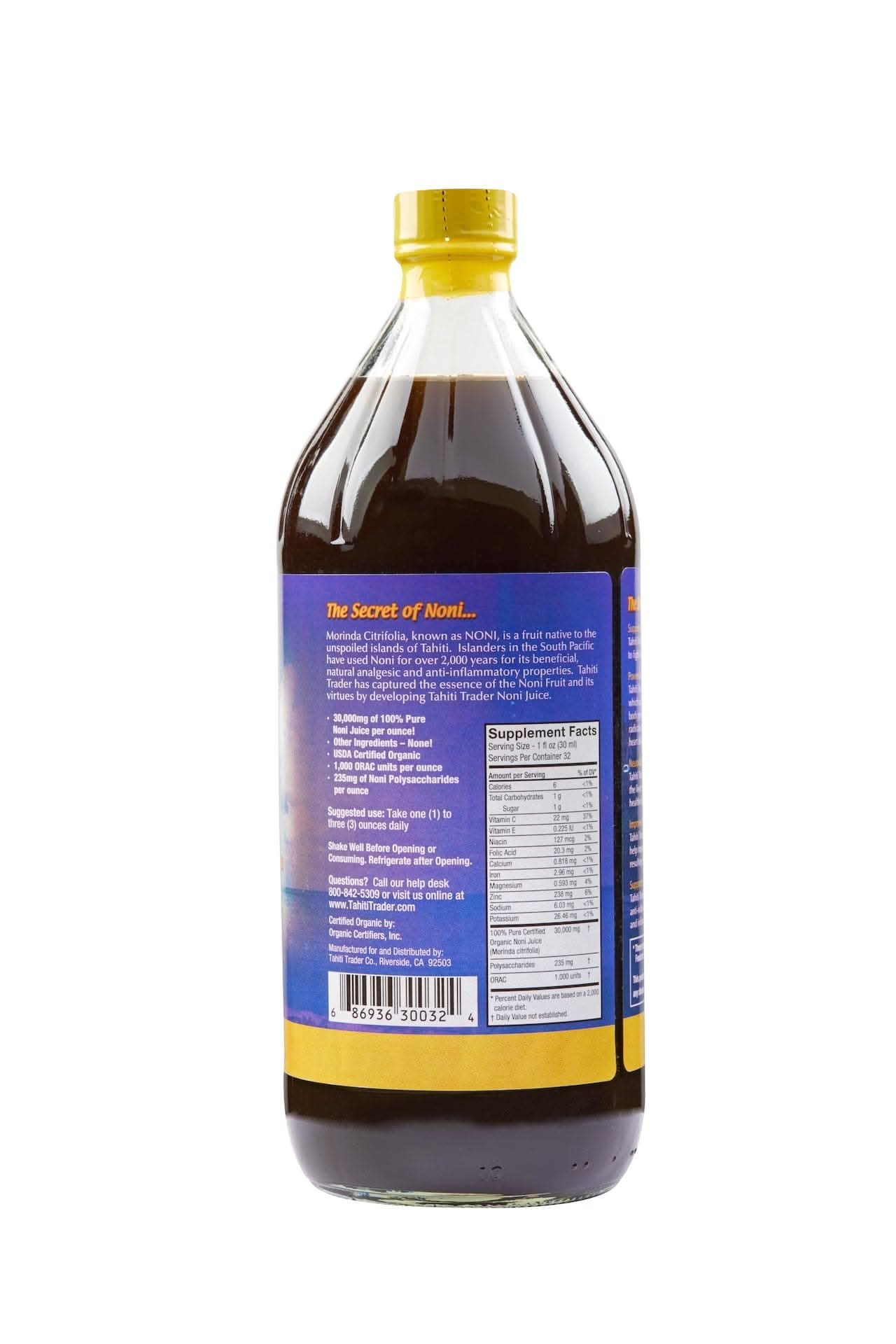 Tahiti Trader Island Style Noni Juice 32 oz Free Sample - Tahiti Trader