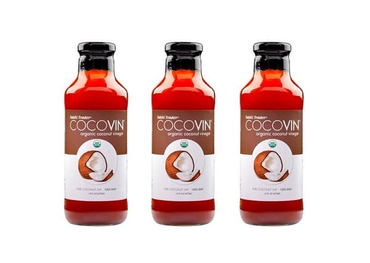 Organic Cocovin 16 oz Coconut Vinegar 3 Pack - Tahiti Trader