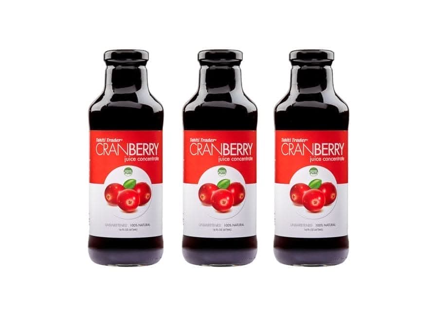 Pure Cranberry Juice 16oz Concentrate 3 Pack - Tahiti Trader