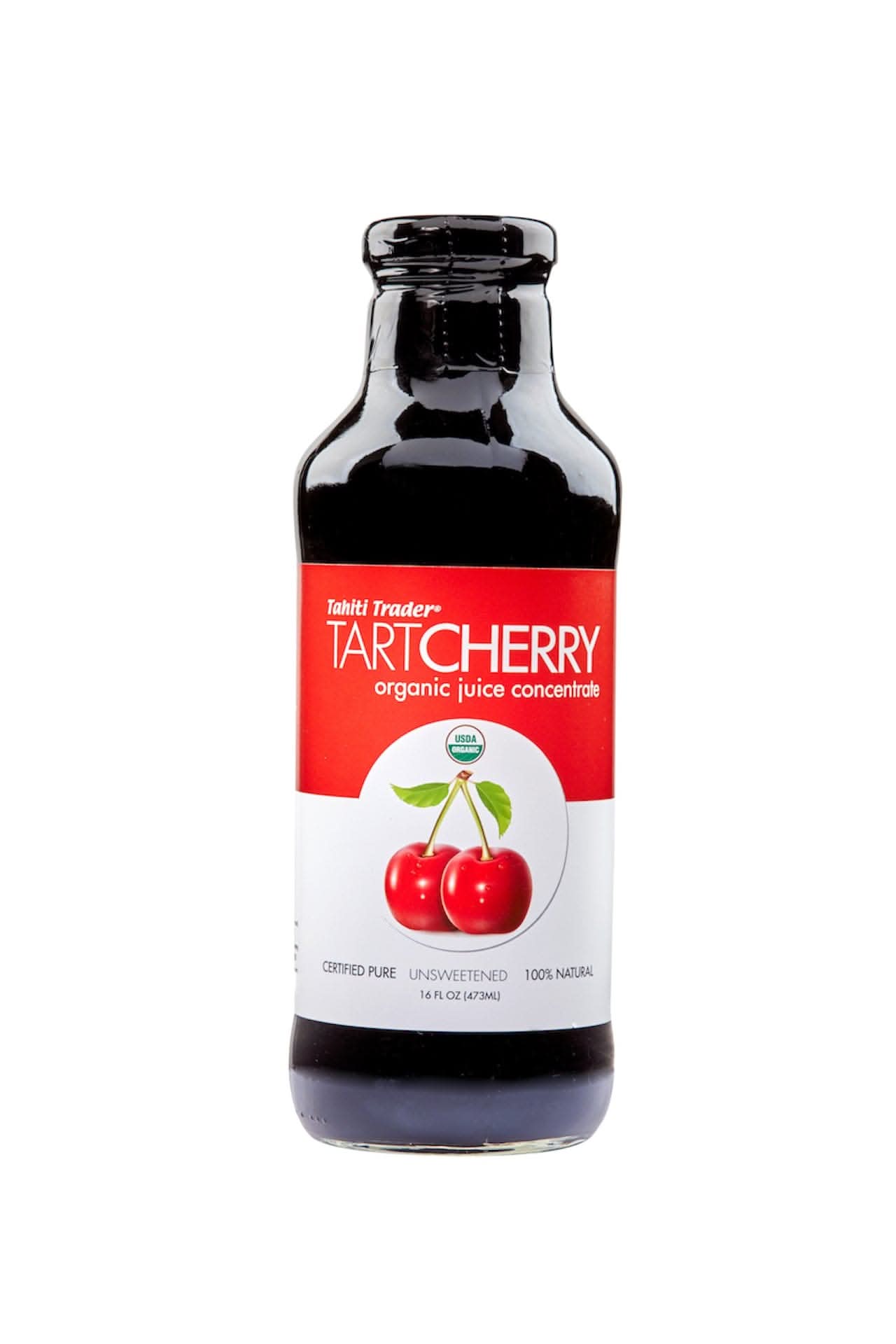 16 oz Tahiti Trader Tart Cherry ~ Organic Juice Concentrate - Tahiti Trader