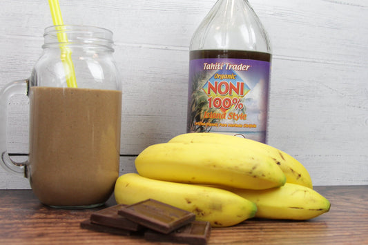 Noni Dark Chocolate Peanut Butter Banana Protein Smoothie - Tahiti Trader