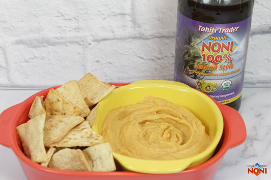 Spicy Sweet Potato Noni Hummus - Tahiti Trader