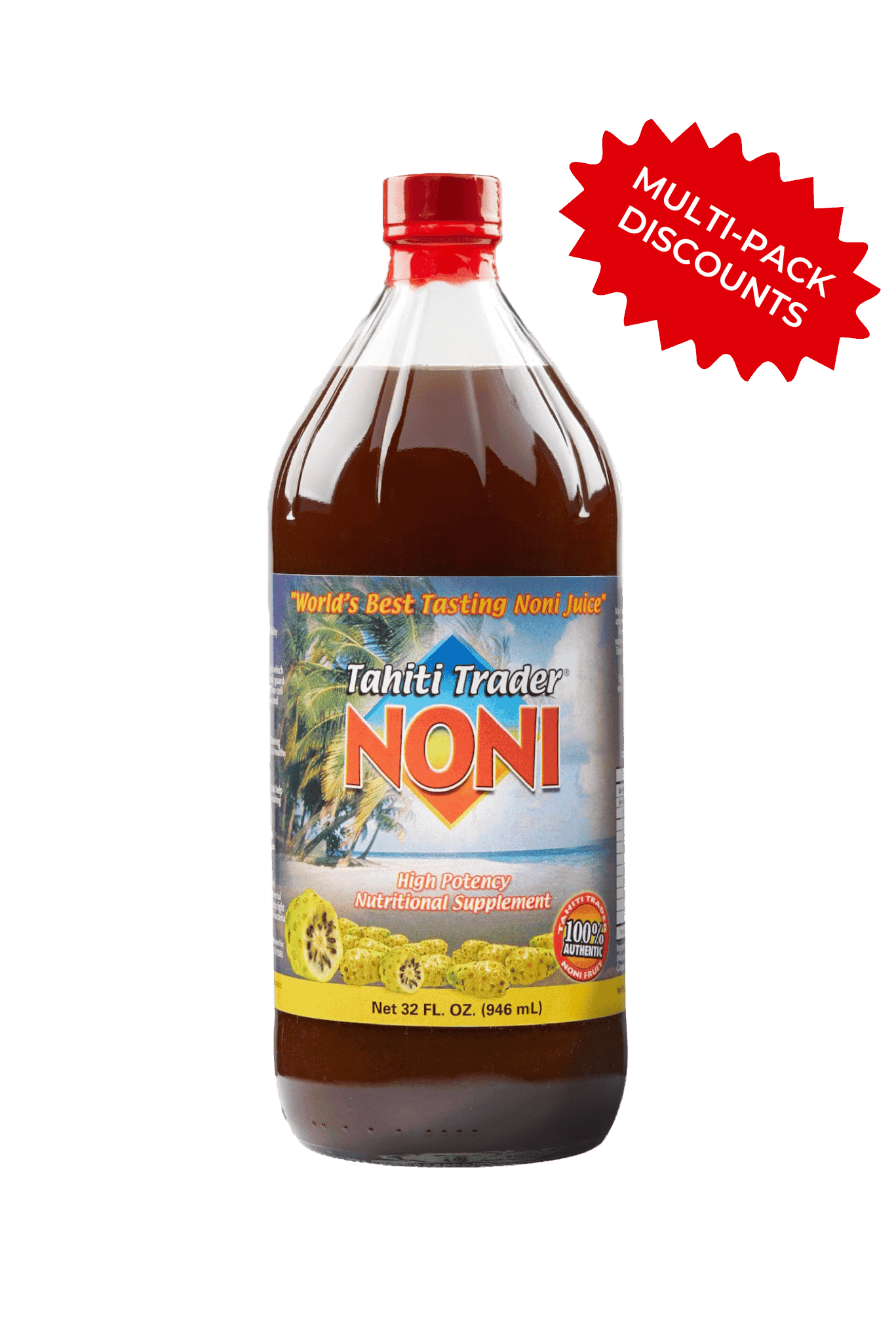 Tahiti Trader Original Noni Juice 32 oz - Tahiti Trader