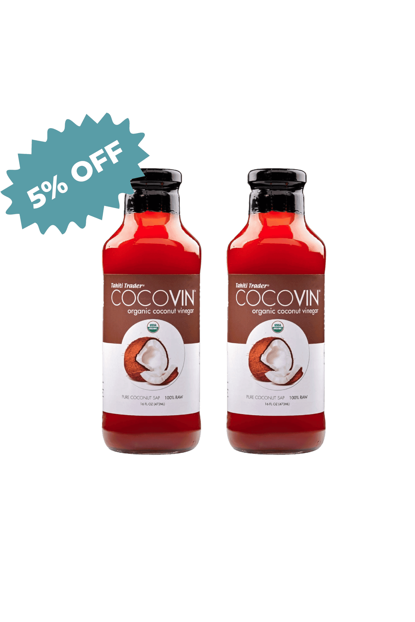 CocoVin ~ Organic Coconut Vinegar 16 oz - Tahiti Trader