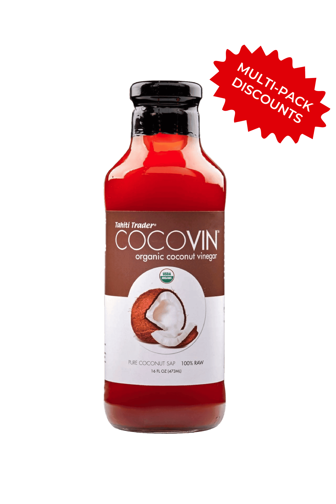 CocoVin ~ Organic Coconut Vinegar 16 oz - Tahiti Trader