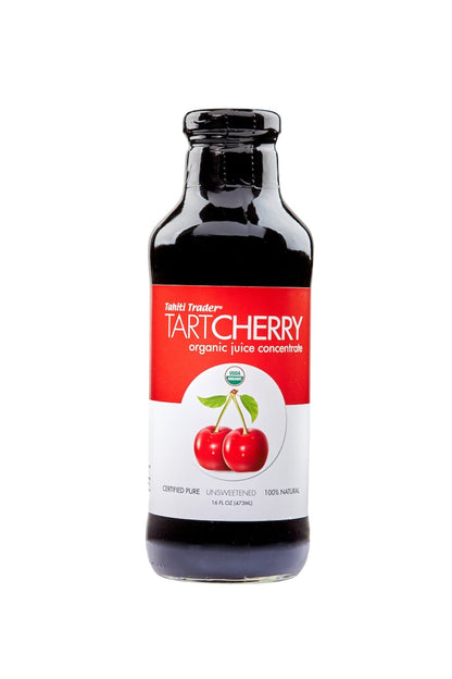 16 oz Tahiti Trader Tart Cherry ~ Organic Juice Concentrate - Free Sample - Tahiti Trader