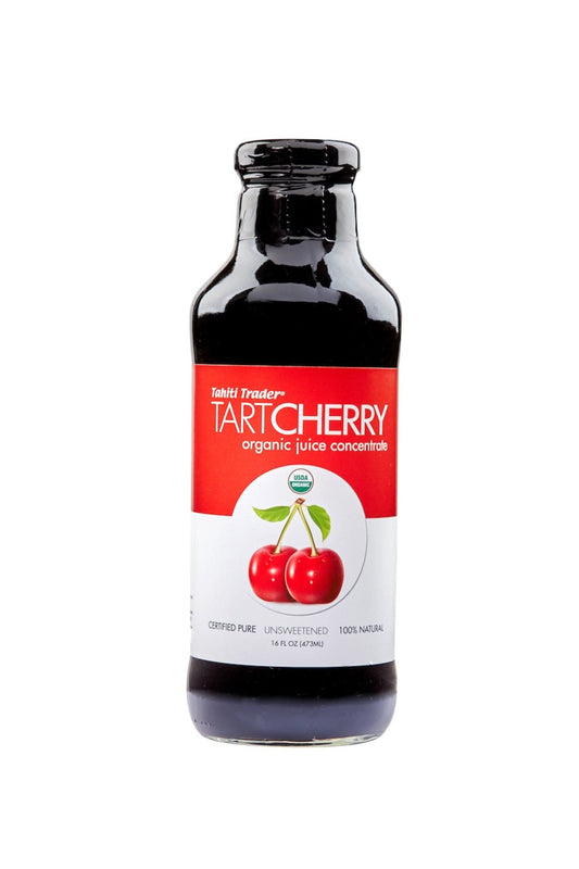 16 oz Tahiti Trader Tart Cherry ~ Organic Juice Concentrate - Free Sample - Tahiti Trader