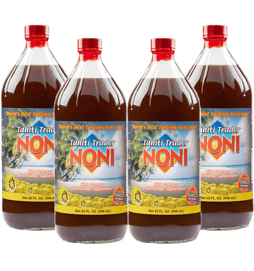 Tahiti Trader Original Noni Juice 32 oz (4pack WholesaleGNC) Tahiti