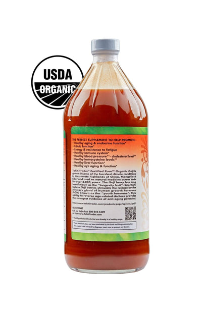 Organic Goji Juice 32 oz - Tahiti Trader